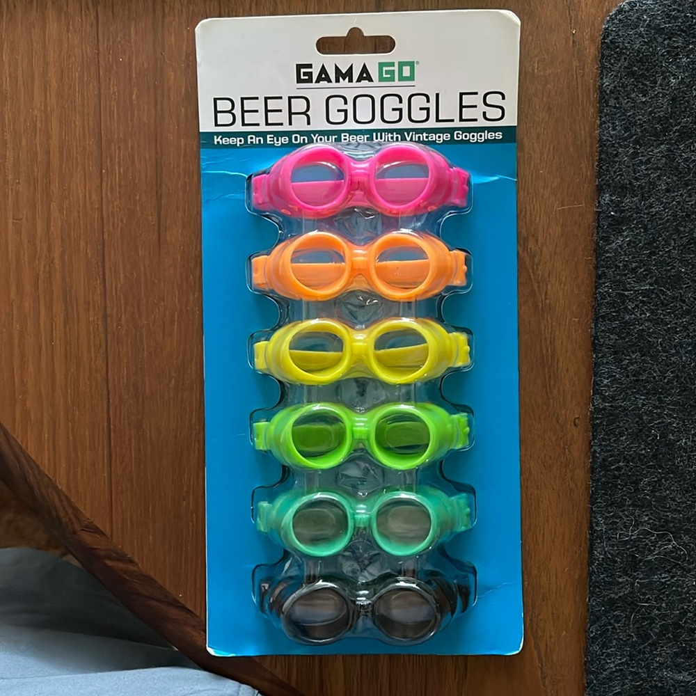 Beer goggles. Keep track of your beer with goggles